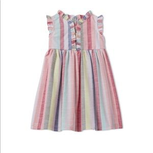 Wonder Nation Toddler Striped Sleeveless Dress